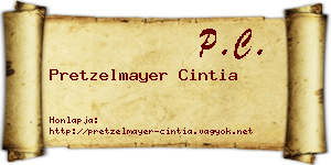 Pretzelmayer Cintia névjegykártya